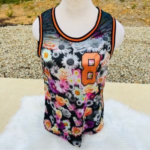 Rue 21 Floral Jersey Shirt Large